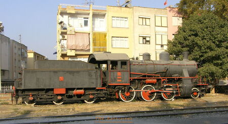 Die Dampflok 34 054, die seit vielen Jahren im Bahnhof Selcuk abgestellt steht, befindet sich in keinem guten Zustand