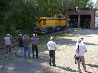 In Kuusankoski befindet sich auch das Depot eines privaten EVU mit Dieselloks der Reihe Dv 15