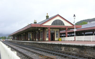 Nächstes Ziel: Der Bahnhof Aviemore an der Strecke Inverness - Perth - Edinburgh 