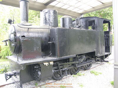 Ein 1910 in England gebauter C-Kuppler, der 70 Jahre lang auf der Forsteisenbahn Lanyang Dienst getan hat